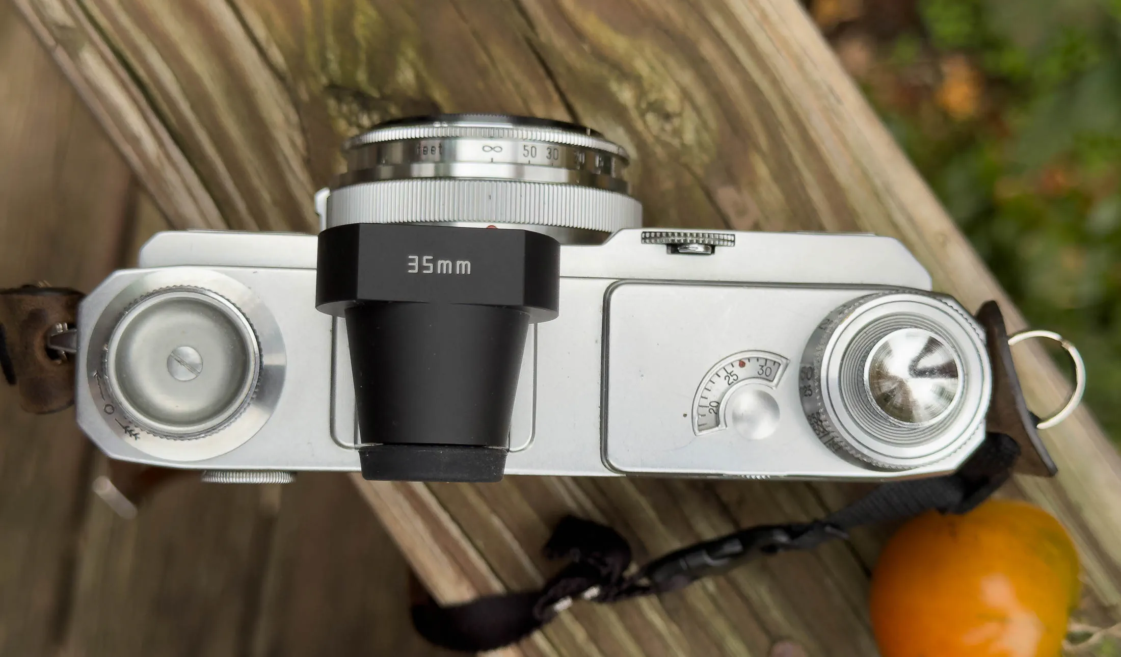 Zeiss Ikon Contax II with external viewfinder