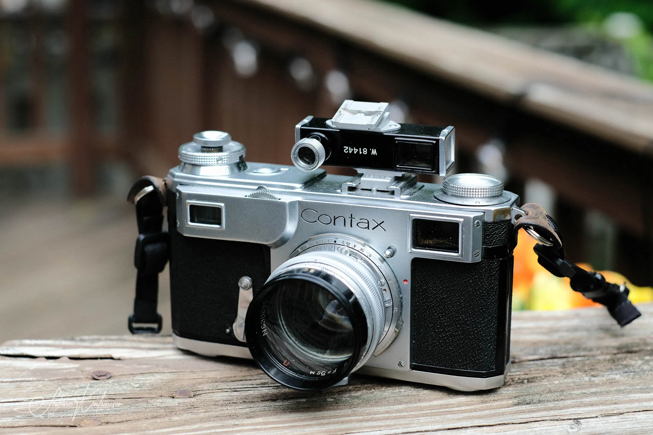 Contax II with the attached Contameter 1343